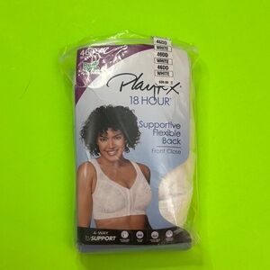 Playtex 18 Hour Front-Close Bra in White